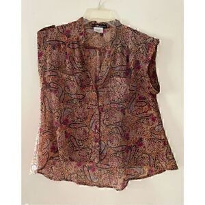 Women’s Paisley Blouse Size Medium by Love Squared